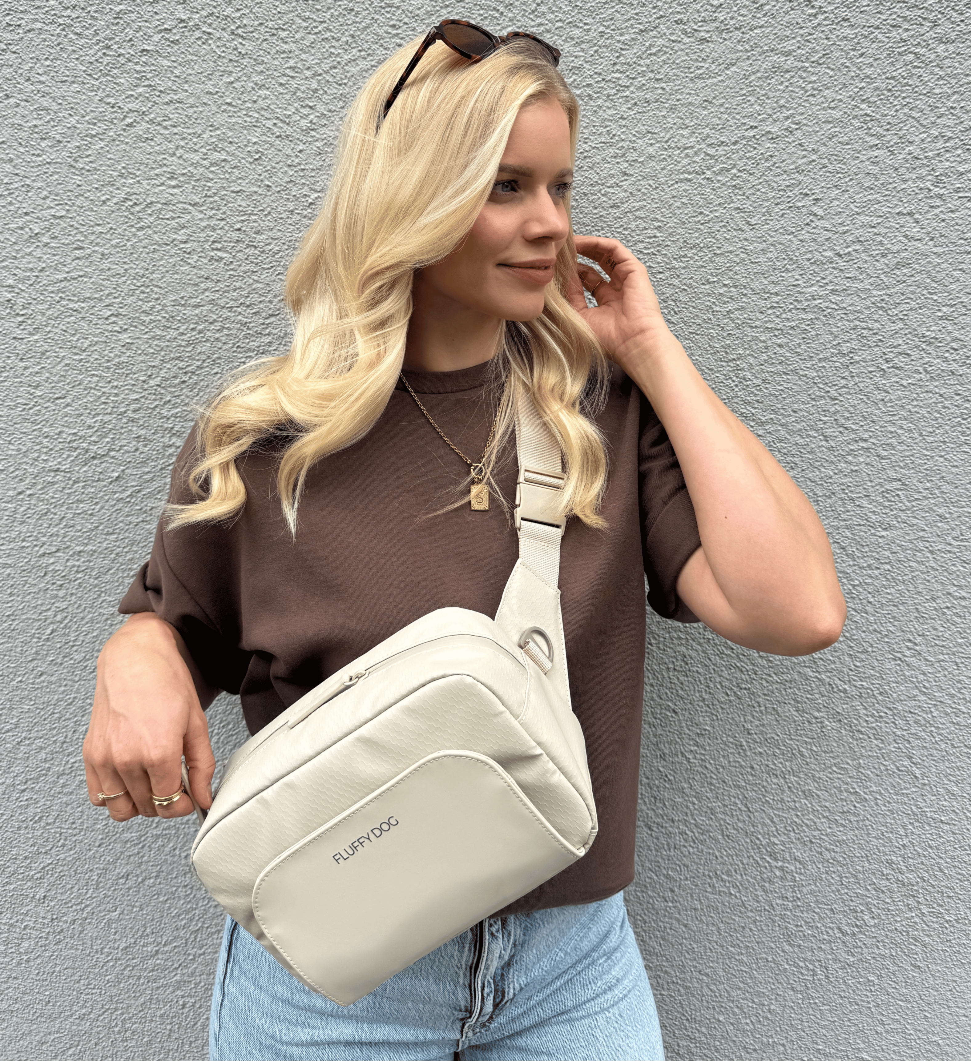 Dog Walking Bag Black including 3 Straps